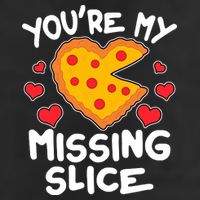 Funny Valentine's Day You're My Missing Slice Heart Pizza Tumbler