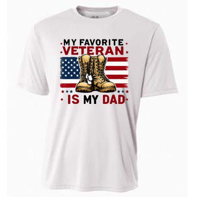 Father Veterans Day My Favorite Veteran Is My Dad For Cooling Performance Crew T-Shirt