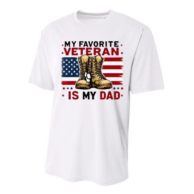 Father Veterans Day My Favorite Veteran Is My Dad For Performance Sprint T-Shirt