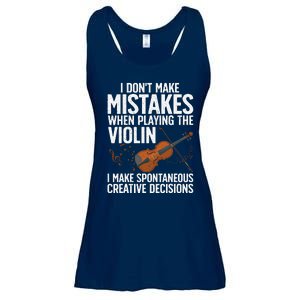 Funny Violin Design Orchestra Violin Player Ladies Essential Flowy Tank