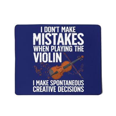 Funny Violin Design Orchestra Violin Player Mousepad