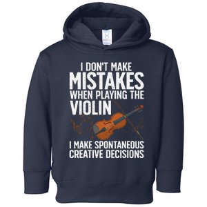 Funny Violin Design Orchestra Violin Player Toddler Hoodie