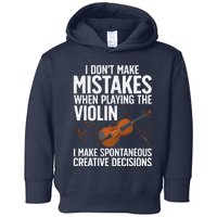 Funny Violin Design Orchestra Violin Player Toddler Hoodie