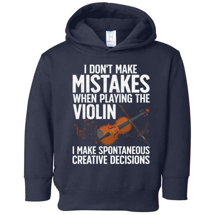 Funny Violin Design Orchestra Violin Player Toddler Hoodie