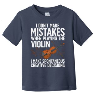 Funny Violin Design Orchestra Violin Player Toddler T-Shirt