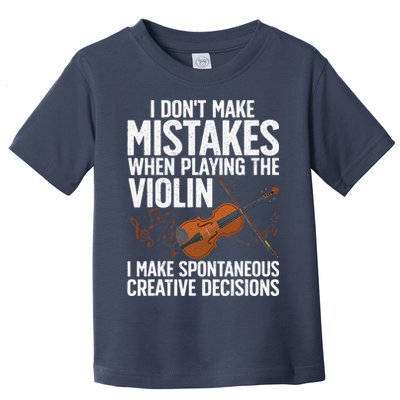 Funny Violin Design Orchestra Violin Player Toddler T-Shirt