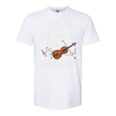 Funny Violin Design Orchestra Violin Player Softstyle® CVC T-Shirt