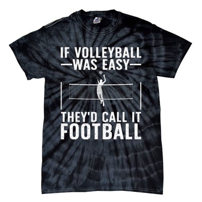 Funny Volleyball Design For Kids Volleyball Lover Tie-Dye T-Shirt