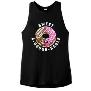 Funny Valentine's Day Agiftdoughgiftrable Adorable Food Donut Puns Gift Ladies PosiCharge Tri-Blend Wicking Tank