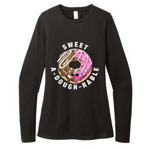 Funny Valentine's Day Agiftdoughgiftrable Adorable Food Donut Puns Gift Womens CVC Long Sleeve Shirt