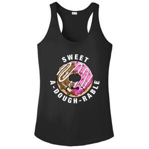 Funny Valentine's Day Agiftdoughgiftrable Adorable Food Donut Puns Gift Ladies PosiCharge Competitor Racerback Tank