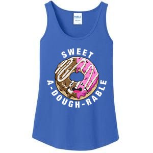 Funny Valentine's Day Agiftdoughgiftrable Adorable Food Donut Puns Gift Ladies Essential Tank