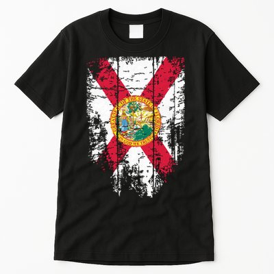 Florida Vintage Distressed Florida Flag Tall T-Shirt