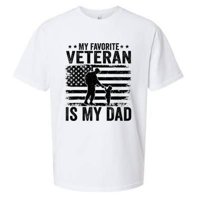 Father Veterans Day My Favorite Veteran Is My Dad Sueded Cloud Jersey T-Shirt