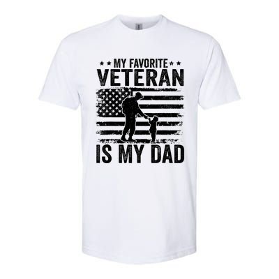 Father Veterans Day My Favorite Veteran Is My Dad Softstyle CVC T-Shirt