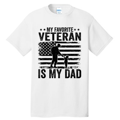 Father Veterans Day My Favorite Veteran Is My Dad Tall T-Shirt