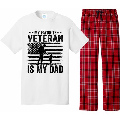 Father Veterans Day My Favorite Veteran Is My Dad Pajama Set