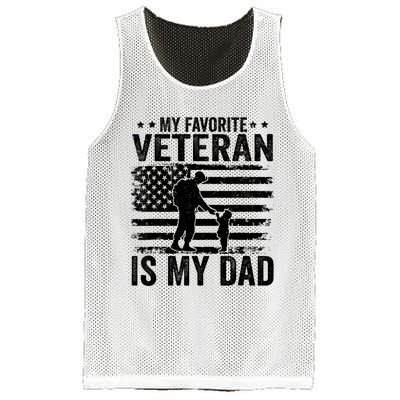 Father Veterans Day My Favorite Veteran Is My Dad Mesh Reversible Basketball Jersey Tank