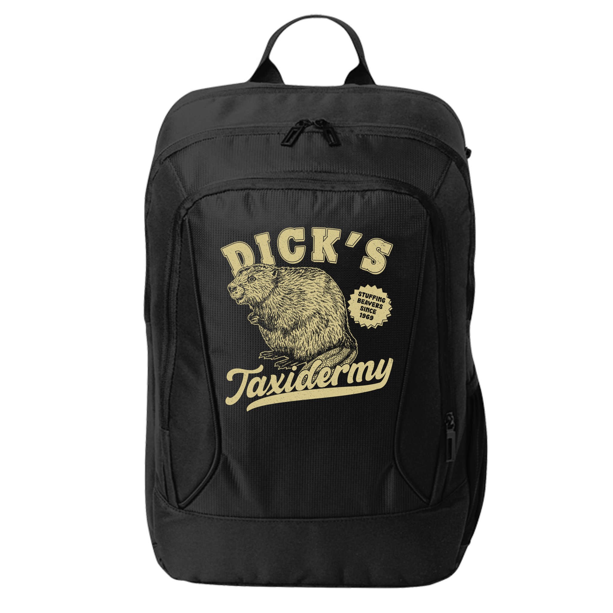 Funny Vintage Dick's Taxidermy City Backpack