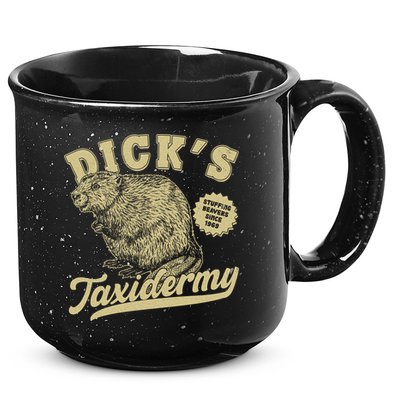 Funny Vintage Dick's Taxidermy 15oz Campfire Ceramic Mug