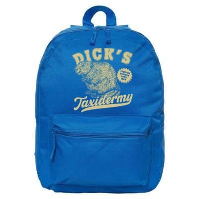 Funny Vintage Dick's Taxidermy 16 in Basic Backpack