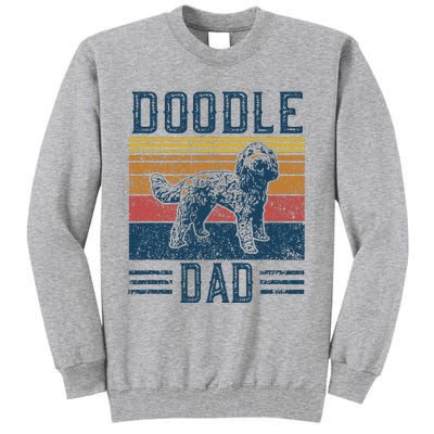 Funny Vintage Doodle Dad Aussie Doodle & Goldendoodle Tall Sweatshirt