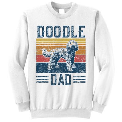 Funny Vintage Doodle Dad Aussie Doodle & Goldendoodle Sweatshirt