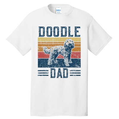 Funny Vintage Doodle Dad Aussie Doodle & Goldendoodle Tall T-Shirt