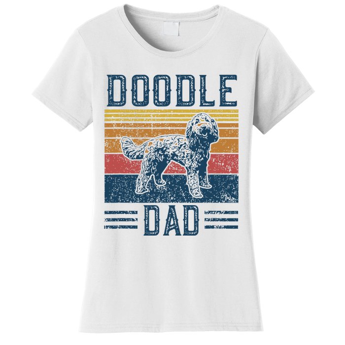 Funny Vintage Doodle Dad Aussie Doodle & Goldendoodle Women's T-Shirt