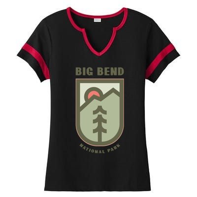 Family Vacation Design Funny Gift Big Bend National Park Gift Ladies Halftime Notch Neck Tee