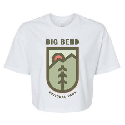 Family Vacation Design Funny Gift Big Bend National Park Gift Bella+Canvas Jersey Crop Tee