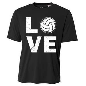 Funny Volleyball Design For Ball Volleyball Player Cooling Performance Crew T-Shirt