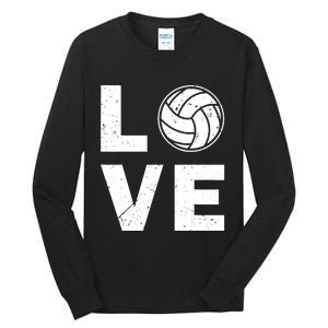 Funny Volleyball Design For Ball Volleyball Player Tall Long Sleeve T-Shirt