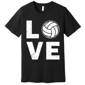 Funny Volleyball Design For Ball Volleyball Player Premium T-Shirt