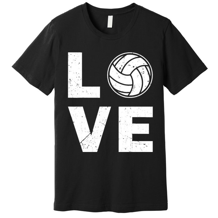 Funny Volleyball Design For Ball Volleyball Player Premium T-Shirt