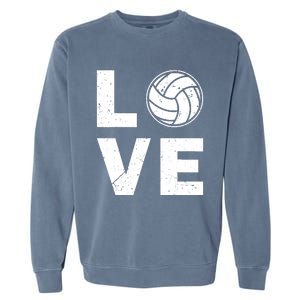 Funny Volleyball Design For Ball Volleyball Player Garment-Dyed Sweatshirt