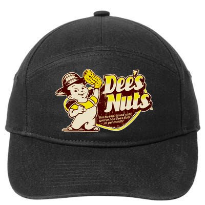 Funny Vintage Dee's Nuts Logo 7-Panel Snapback Hat