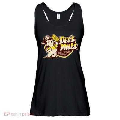 Funny Vintage Dee's Nuts Logo Ladies Essential Flowy Tank
