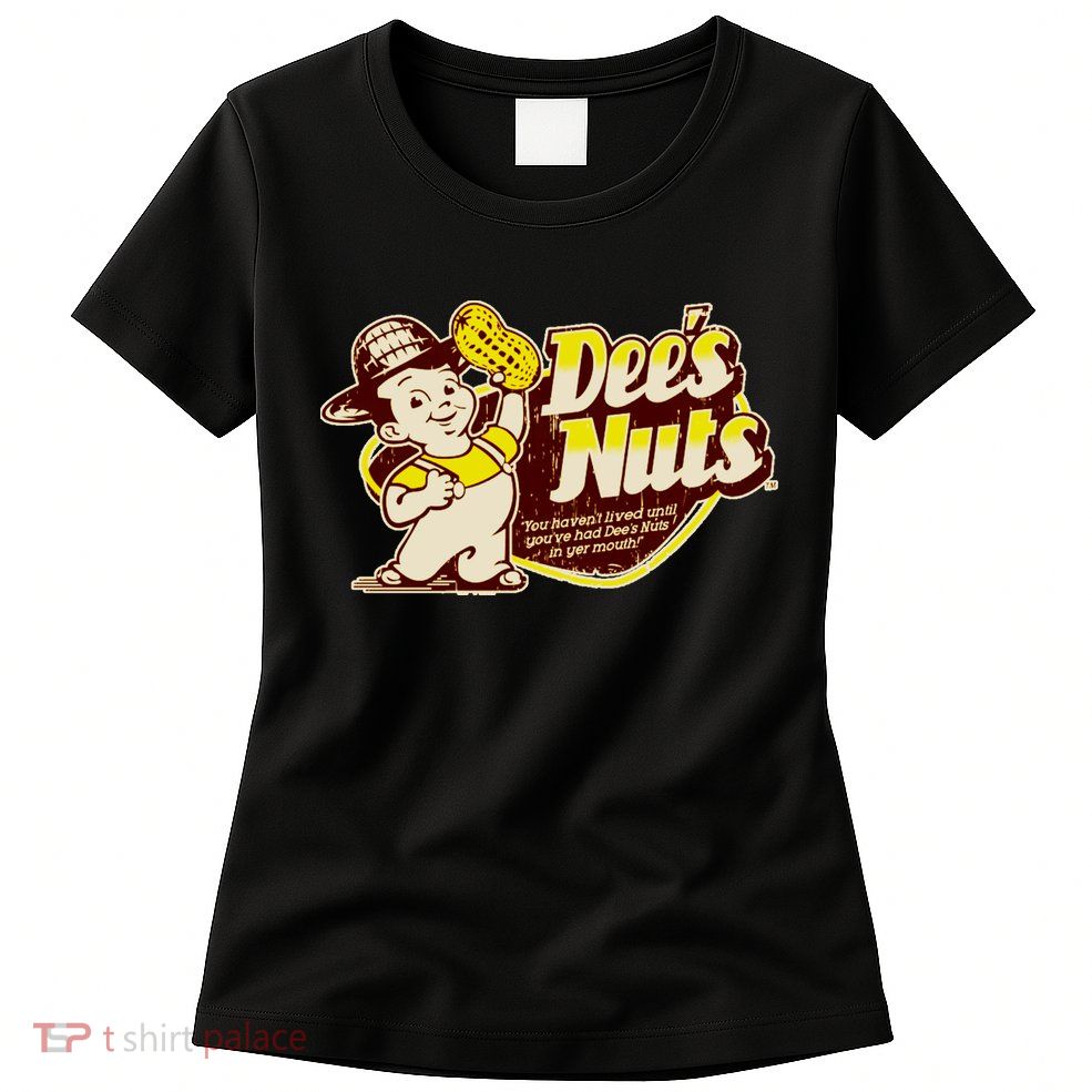 Funny Vintage Dee's Nuts Logo Womens T-Shirt