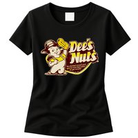 Funny Vintage Dee's Nuts Logo Womens T-Shirt
