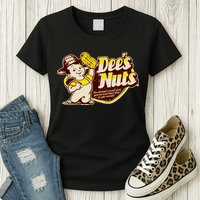 Funny Vintage Dee's Nuts Logo Womens T-Shirt