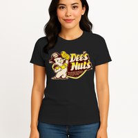 Funny Vintage Dee's Nuts Logo Womens T-Shirt