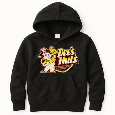 Funny Vintage Dee's Nuts Logo Kids Hoodie