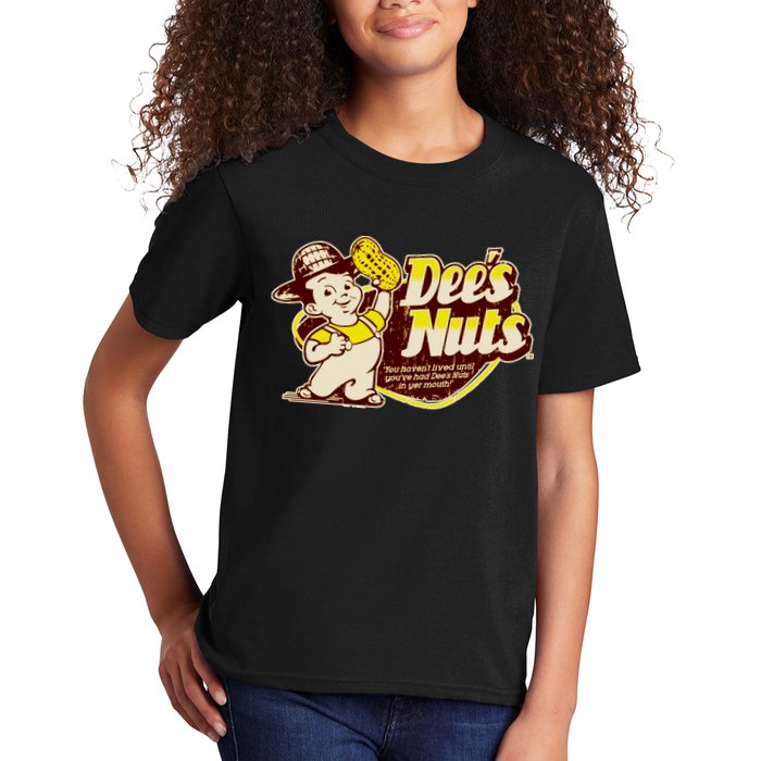 Funny Vintage Dee's Nuts Logo Kids T-Shirt