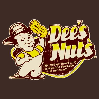 Funny Vintage Dee's Nuts Logo T-Shirt