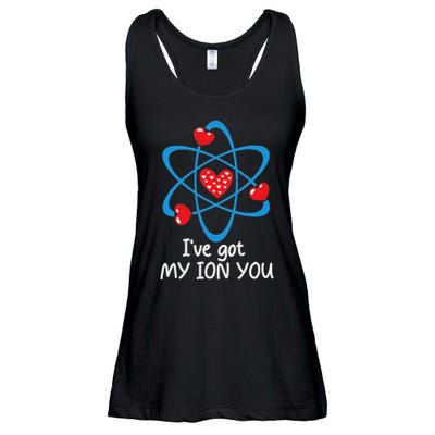 Funny ValentineS Day Science Teacher IVe Got My Ion You Ladies Essential Flowy Tank