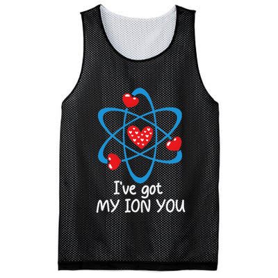 Funny ValentineS Day Science Teacher IVe Got My Ion You Mesh Reversible Basketball Jersey Tank