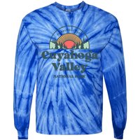 Family Vacation Design Cute Gift Retro Cuyahoga Valley National Park Gift Tie-Dye Long Sleeve Shirt