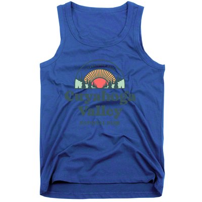 Family Vacation Design Cute Gift Retro Cuyahoga Valley National Park Gift Tank Top