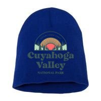 Family Vacation Design Cute Gift Retro Cuyahoga Valley National Park Gift Short Acrylic Beanie